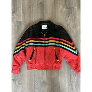 VTG Pioneer Wear Genuine Leather Western Cowgirl Rodeo Jacket Medium Retro RARE